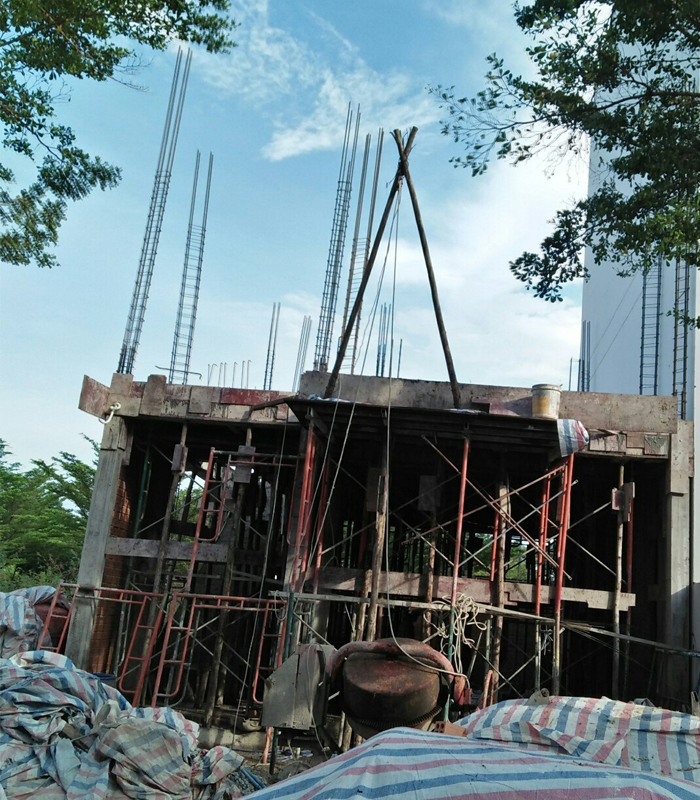 hinh anh thi cong nha biet thu