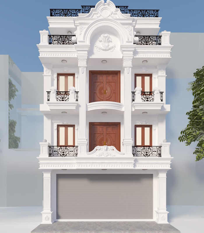 Hình ảnh mô hình xây biệt thự